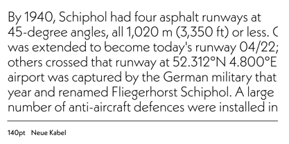 Neue Kabel Font Poster 3